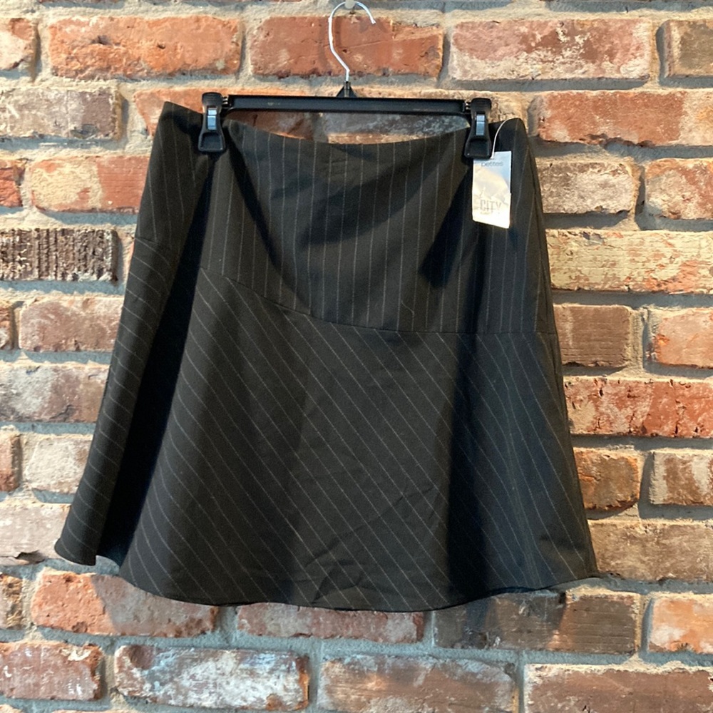 NWT DKNY CITY Black Mini Skirt 8 PetiteNWT - Picture 1 of 10
